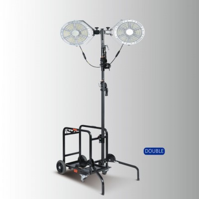 Generator Mobile Light Tower LED Outdoor Lighting